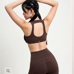 New With Tags-Gym Squad Active Brown Impact Bra XS